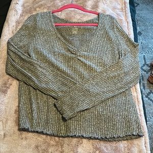 Grey American eagle top